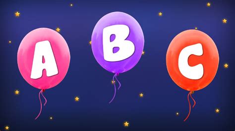 ABC Songs for Children | ABC Balloon Song (+playlist) | Abc songs, Kids ...