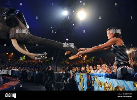 Princess Stephanie attends the 32nd International Circus Festival of Monte Carlo in Monaco, on ...