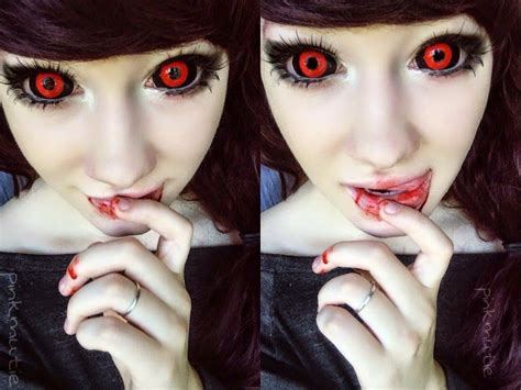 Lady Bug Eyes: Gremlin Black-Red Sclera Contact Lenses | Lentes de contacto, Lentes, Colores