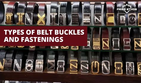 TYPES OF BELT BUCKLES AND FASTENINGS