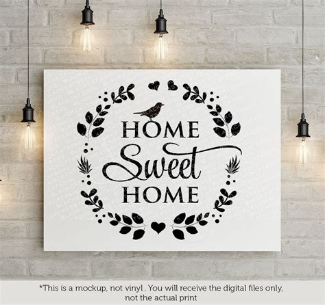 Home sweet home - SVG By BlackCatsSVG | TheHungryJPEG