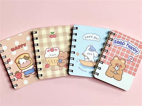 Mini Kawaii Notebooks | Cute Stationery – Coral & Ink