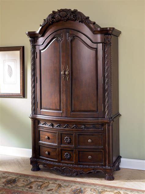 $1,459.99 Millennium by Ashley North Shore Armoire B553-49B-49T A rich ...