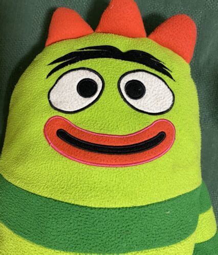 Yo Gabba Gabba Brobee Plush Toy Cuddle Pillow 26" Stuffed Animal Doll ...