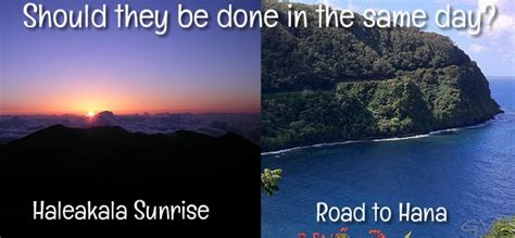 Should you do Haleakala sunrise and road to Hana in the same day? - Go ...