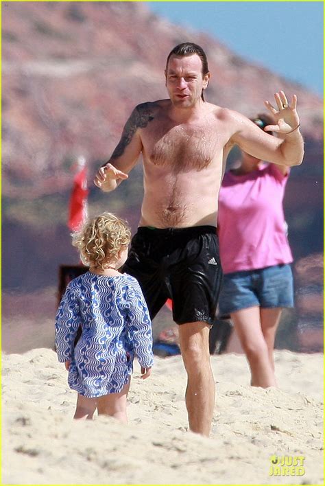 Ewan McGregor: Shirtless Holiday Vacation with Eve Mavrakis!: Photo ...