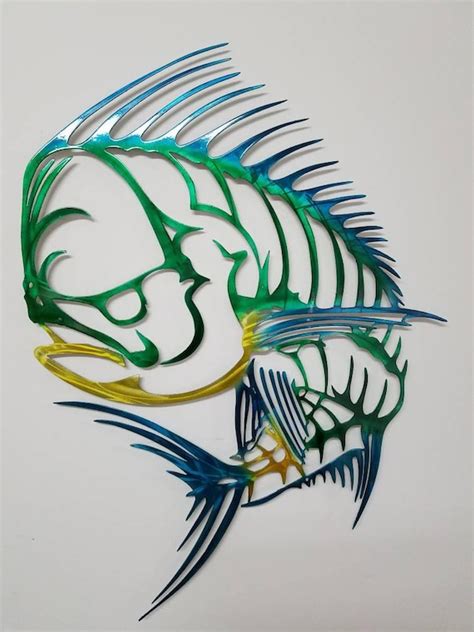 Mahi Mahi Wall Art Metal Mahi Wall Art Aluminum Wall Art - Etsy