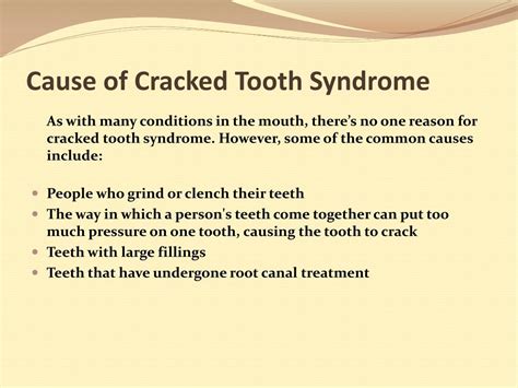 PPT - Cracked Tooth Syndrome PowerPoint Presentation, free download ...