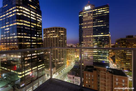 Kansas City Highrise Balcony View at Dusk - Eric Bowers Photoblog