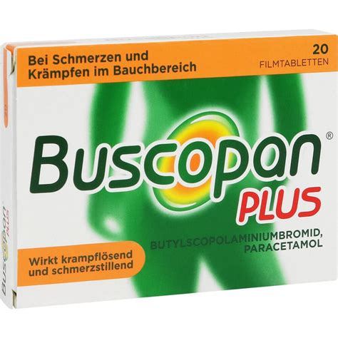 BUSCOPAN PLUS (PZN 2483617) - Apotheke an der Georgskapelle