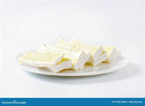 Cheese with white rind stock photo. Image of white, plate - 73261498