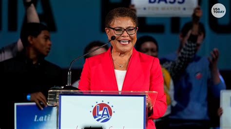 Karen Bass elected as Los Angeles' first Black woman mayor