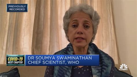 WHO Chief Scientist Soumya Swaminathan on India's vaccination efforts