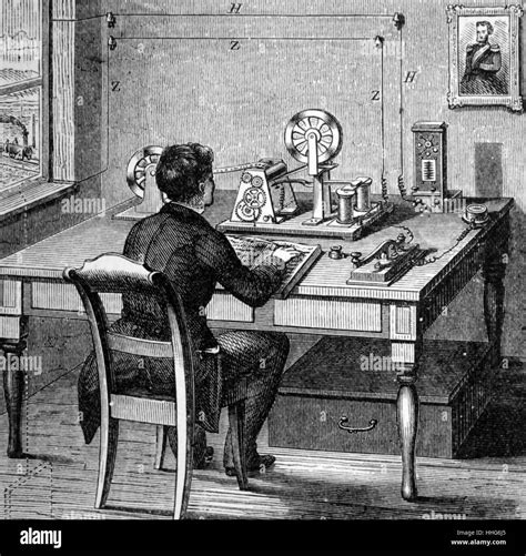 Telegraph machine hi-res stock photography and images - Alamy