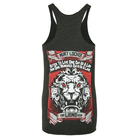 One Day as a Lion - Tank RED - Hurt Locker Apparel