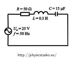 Series RLC Circuit — Collection of Solved Problems