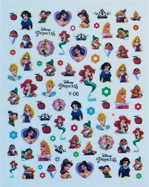 Excited to share this item from my shop: Princess nail decal stickers ...