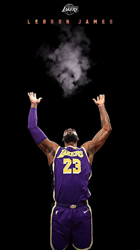 Lebron James Chalk Toss Poster