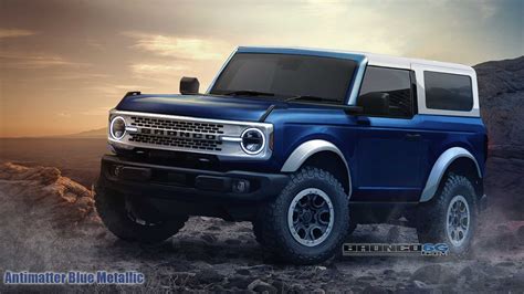 2021 Ford Bronco Color Chart