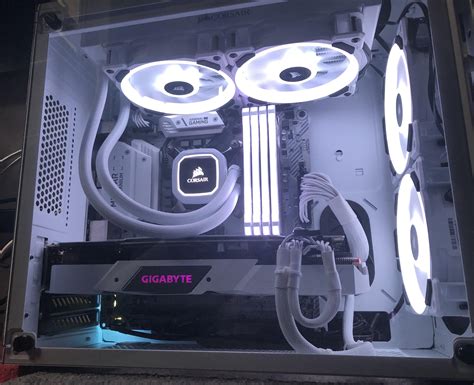 Fell in love with the Corsair white pc build template when I first saw it... maybe a little too ...