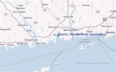 Niantic, Niantic River, Connecticut Tide Station Location Guide