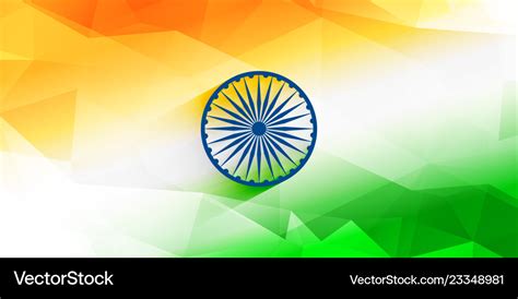 Abstract indian flag background design Royalty Free Vector