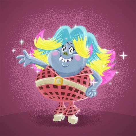 Lady Glitter Sparkles by Pingolito | Lady glitter sparkles, Reading art, Trolls movie