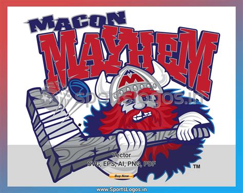 Macon Mayhem - Hockey Sports Vector SVG Logo in 5 formats - SPLN002496 ...