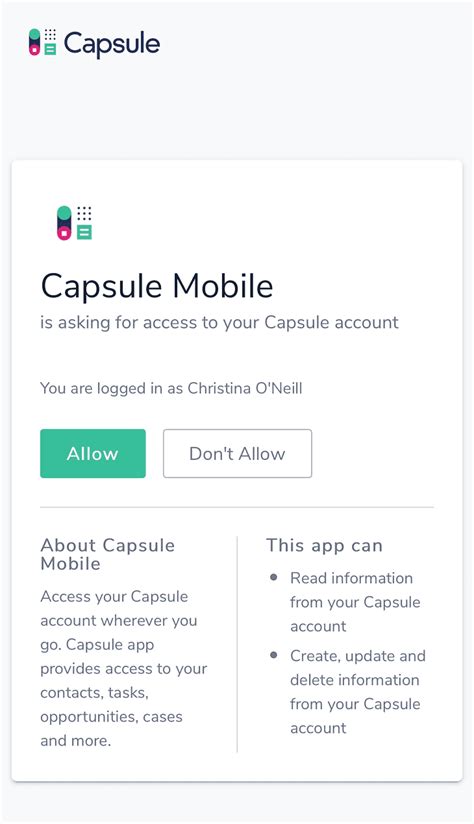 Capsule Mobile App | Capsule CRM