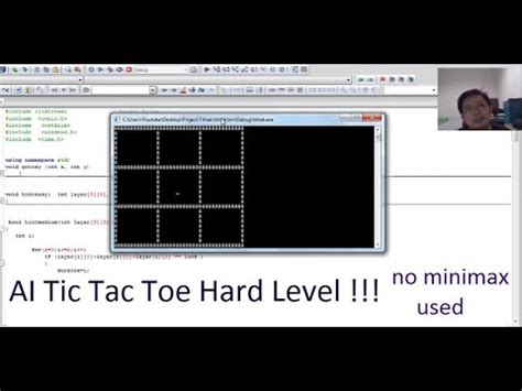 Tic Tac Toe AI Tutorial Hard Mode (Not using Minimax algorithm) - YouTube