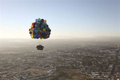 UP Movie Flying House In Real Life - XciteFun.net