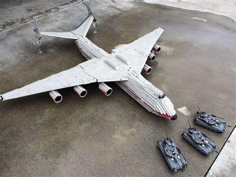 It's a LEGO Antonov AN-225 stuffed with tanks!