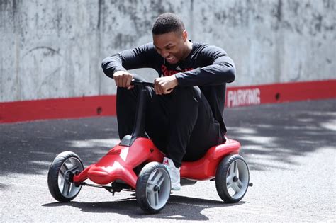 PsBattle: Damian Lillard riding a little red car : photoshopbattles