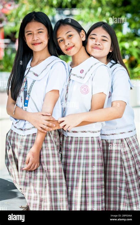 Philippines school uniform hi-res stock photography and images - Alamy