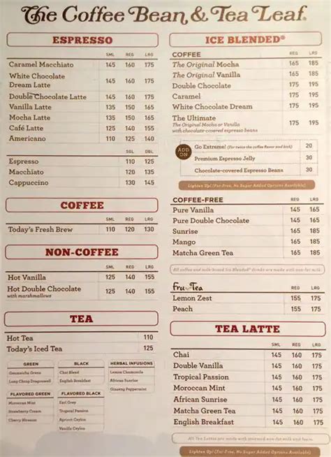 Coffee Bean Fall Menu 2024 - Kitti Micaela