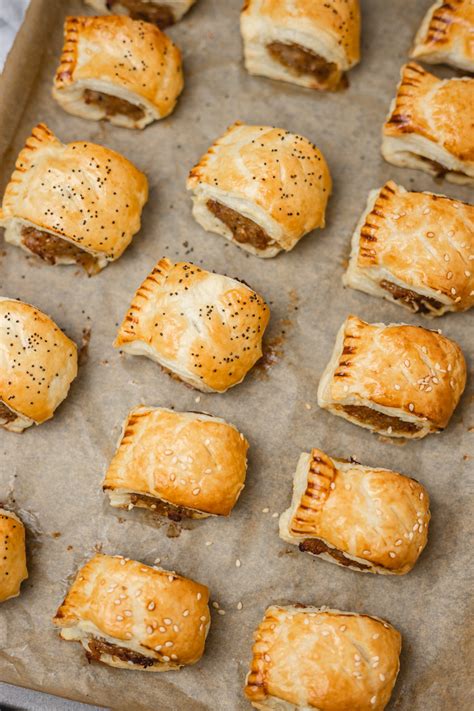 Mini Sausage Rolls Recipe - cravingsmallbites.com