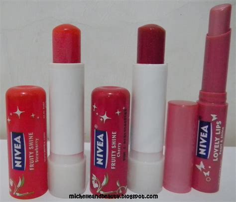 Michelle and Beauty: Nivea Lip Balm Swatch