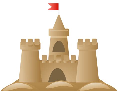 Sand Castle Clip Art