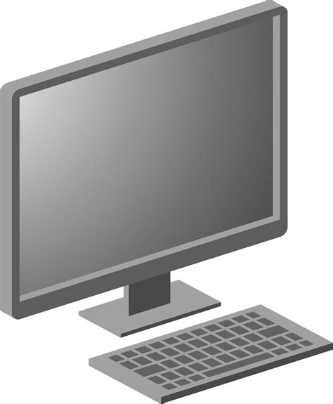 Computer monitor illustration 18928089 PNG