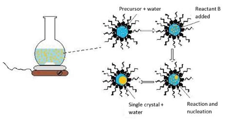 Schematic view of reverse micelle method. | Download Scientific Diagram