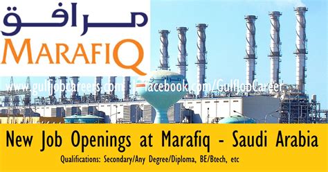 Job Vacancies at Marafiq | Saudi Arabia