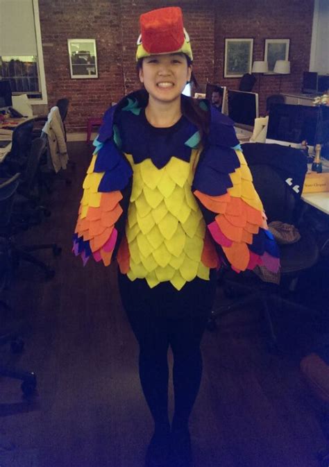 DIY kevin the bird costume front view | Diy halloween costume, Costumes, Bird costume