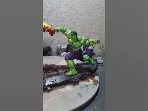 Hulk vs Hulkbuster DIORAMA under construction from WICKED3D - YouTube