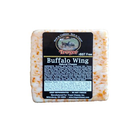 Buffalo Wing Cheese (10oz) - Troyer Market