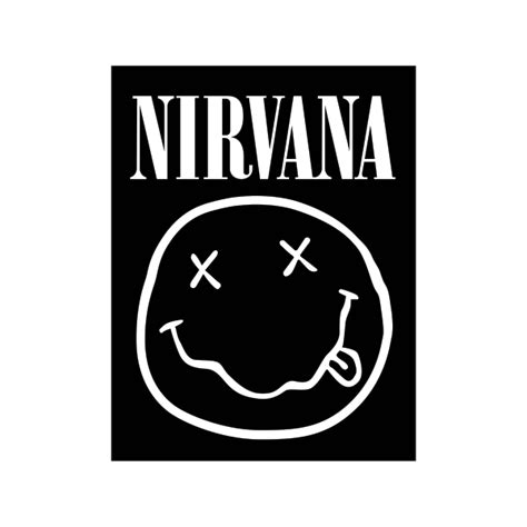 Printed vinyl Nirvana Logo | Stickers Factory