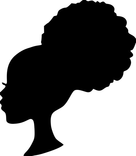 Afro Puff Black BARBIE Birthday DIY Iron on - SILHOUETTE 5 inch tall - set of 4 iron on Barbie ...