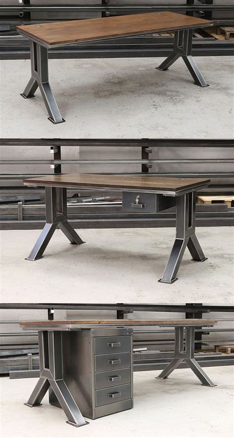 The Engineering Desk | Industrial Office Furniture | Steel Vintage | Metal furniture, Vintage ...