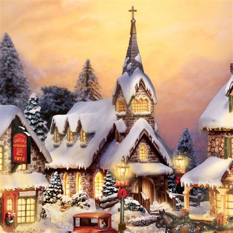 Thomas Kinkade Christmas Village 2021 - Christmas Images 2021