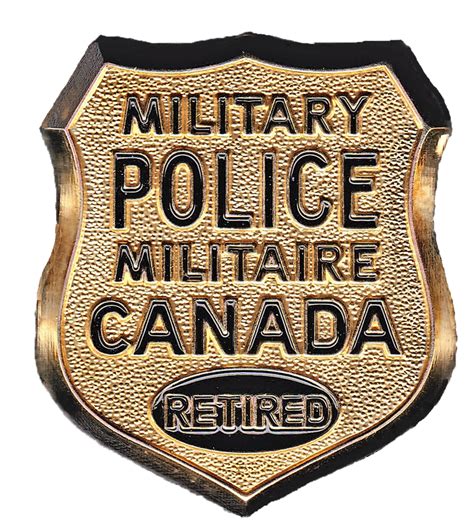 Gallery 2 - Badges/Identifiers - Canadian Military Police Association