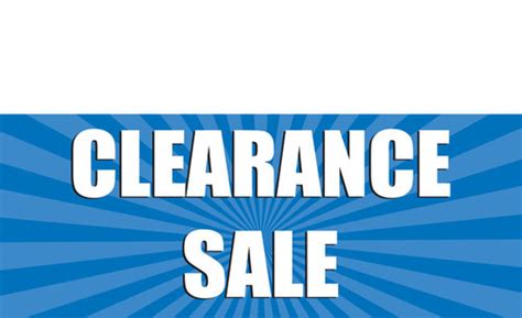 Clearance Sale Vinyl Banner Sign Design ID #1800 | DPSBanners.com